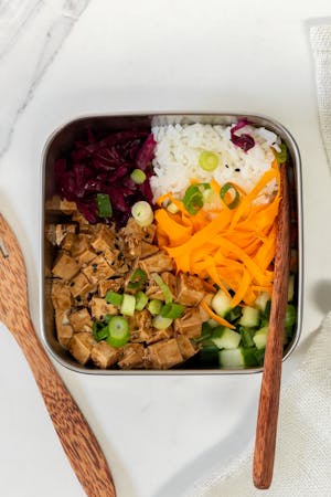 vegan meal prep lunch cold