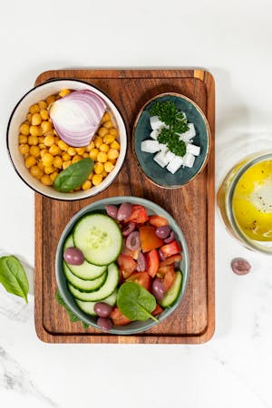 mason jar greek salad