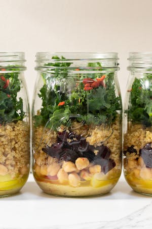 kale salad with apples and cranberries