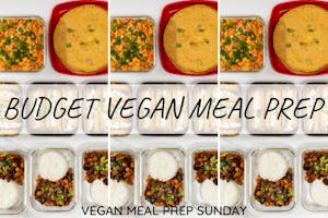 budget vegan meal prep