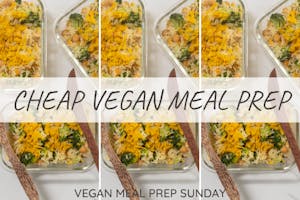 cheap vegan meal prep