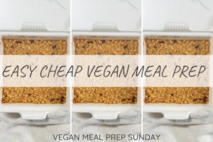 easy cheap vegan meal prep
