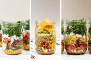 Jars With A Wide Mouth Are Best For Meal Prep Salads