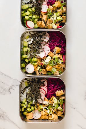 Marinated Tofu Poke Bowl