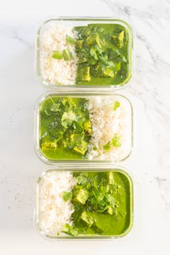 palak paneer with tofu
