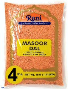 Rani Masoor Dal (Indian Red Lentils) Split Gram, 64oz (4lbs) 1.81kg ~ All Natural Gluten Friendly NON-GMO Vegan Indian Origin