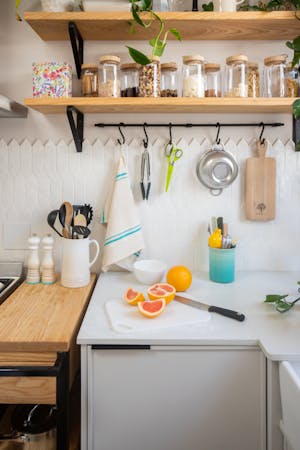 organize your kitchen by zones